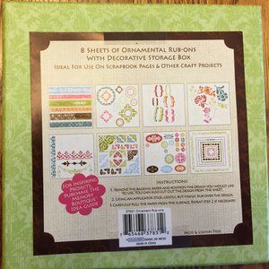 ornamental rub-ons Colorbok